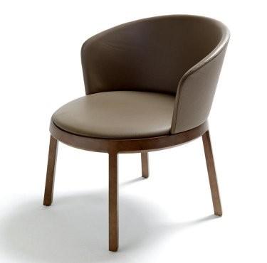 China Brown Aro Fiberglass Lounge Chair Readdresses Round Distinctive Forms for sale