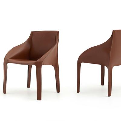 China Custom Leather Cover Brizia Chair / Trussardi Casa Bedroom Furniture for sale