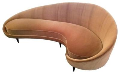 China Grande sofá estofado moderno escultural para a mobília home/decoração home à venda