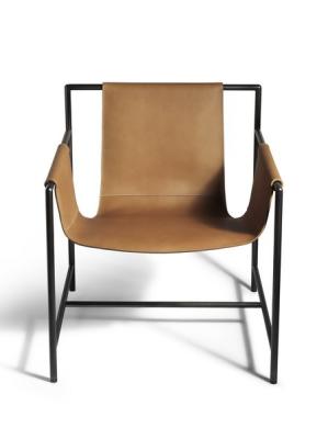 中国 Mingの中心の容易なガラス繊維の腕の椅子によって日焼けさせる革材料50*48*73cm 販売のため