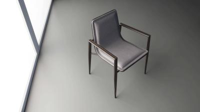 China Cadeira do braço da fibra de vidro de Antonio Citterio Musa para o material da tela de Maxalto à venda