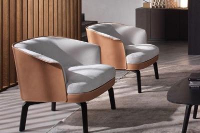 China  Nivola Armchair With A Streamlined And Light Design for sale
