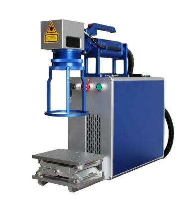 China Kleine tragbare Faserlaserbeschriftungsmaschine 20 W Kompakter Lasergravierer für Metall zu verkaufen
