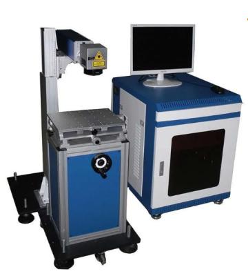 China Desktop-Faserlaser-Markierungsmaschine, Schranktyp, Metall-Lasergravierer zu verkaufen