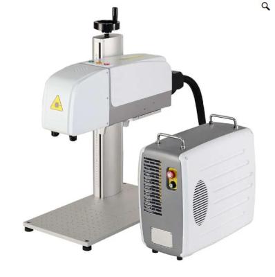 China máquina del marcador del laser de la fibra de 50W 3D para la superficie curvada metal del acero inoxidable en venta