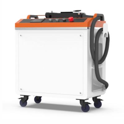 China Automatic 100W 300W Pulsed Laser Cleaning Machine for Metal Surface Local Rust for sale