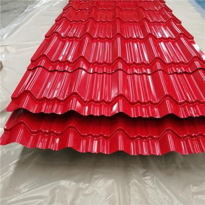 China Z30 - Z40 Corrugated Color Coated Plate For Building Roofing Sheet 0.12 - 0.13mm for sale