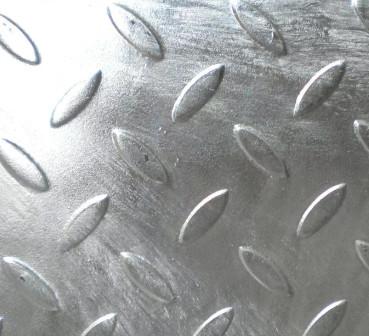 China SPGC PPGI Anti Slip Metal Galvanised Checker Plate Hot Rolled 10mm for sale