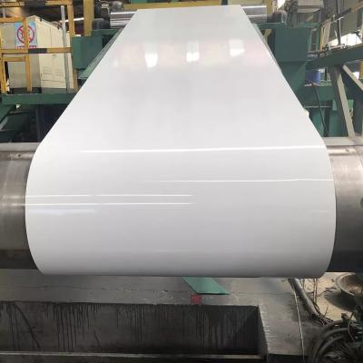 China Z200 Prepainted Galvanized White Color PPGI Steel Coil For Making Whiteboards for sale