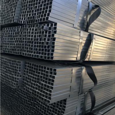 China ASTM ISO9001 Q195 A500 A53 Rectangular 30 - 60g Aluminum Galvanized For Fluid Pipe for sale
