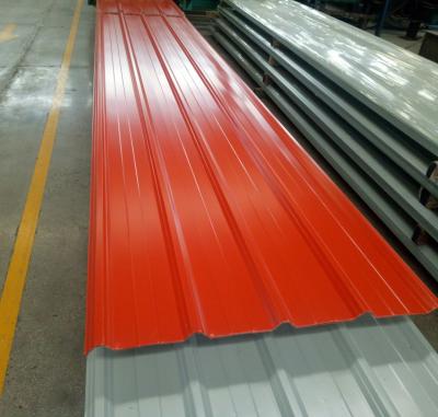 China Galvanized Corrugated Steel Roofing Sheet 40g 60g 28 Gauge Zinc Coated Iron Metal for sale