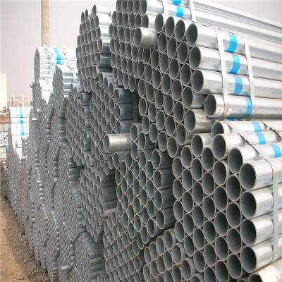 China Tubos de aço galvanizado redondo 1 polegada 1,5 polegada 2 2,5 polegadas 4 polegadas SS400 Q195 Q235 à venda