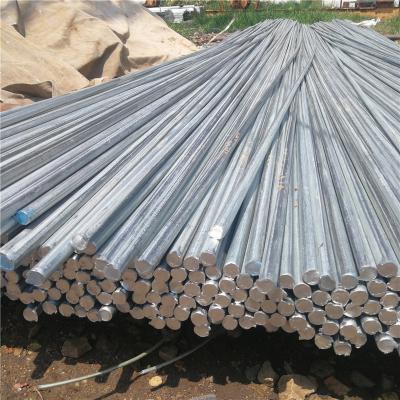 China Q235 Q345 Galvanized Round Bar 10mm 25mm Wear Resisting Mechanical Engineering for sale