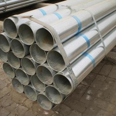 China SCH10 SCH30 Galvanised Steel Tube Q345A 10# 20#  Welded Round For Construction for sale