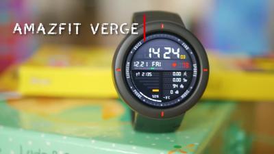 China Xiaomi Amazfit Verge 1.3 Inch AMOLED Screen Answer Calls Multi Sports Amazfit Verge Smart Watch for sale