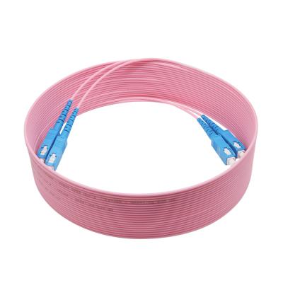 China Cable de conexión de fibra óptica de modo único OS2 símplex dúplex SC/UPC a SC/UPC en venta