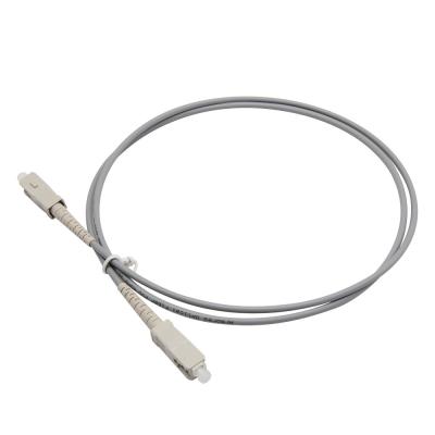 China PVC LSZH Multimode SC To SC Fiber Patch Cable FTTH Leather Jumper for sale