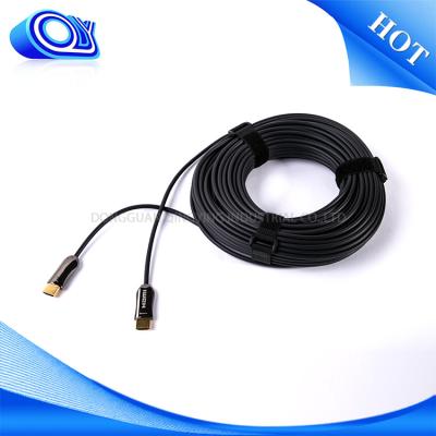 China Indoor Mini Mini HDMI Cable 60HZ , Military Fiber Optic Cable Softer / Lighter for sale