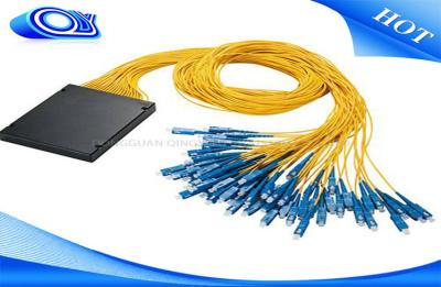 China ABS Box Type 1X 32 fiber optic splitter box SC APC UPC Passive Optical Splitter PLC Splitter for sale