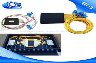 China ODF BOX SC UPC PC Optical  PLC Splitter 1 X 4 1 X 32 Fiber Optic Coupler For FTTH for sale