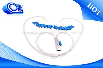 Китай Splitter PLC многорежимного волокна PLC 1x8 1x16 1X32 однорежимный со стальным кабелем 0.9mm трубки G657A продается