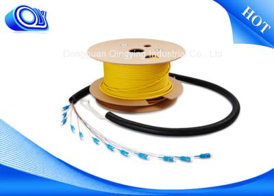 China Waterproof FTTH Indoor Fiber Optic Patch Cord Armored Steel Tube for Rodent Resistance for sale