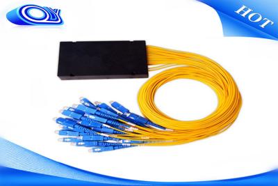 Chine G657A unimodaux câblent le type optique boîte optique d'ABS de diviseur de PLC du diviseur 1x16 de PLC de diviseur de fibre de PLC à vendre