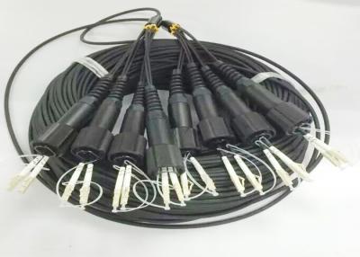 China 8 Core Outdoor Fiber Optic Cable / Singlemode Or Multimode Fiber Optic Cable for sale