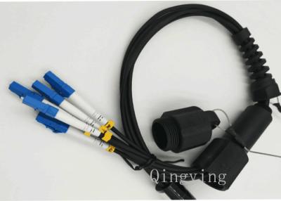 China PDLC 2 / 4 / 6 Cores Fiber Optic Outdoor Cable Insertion Loss < 0.3dB for sale