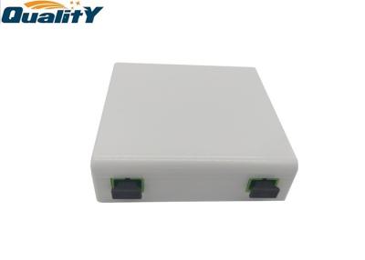 China 2 Port Wall Mount SC Pigtail Fiber Optic Termination Box for sale