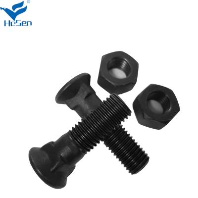 China 3F5108 Clipped Head Plow Bolt 5/8 11-UNC 2-1/4 16mm X 57mm With Nut for sale