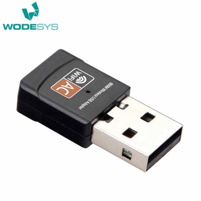 China 802.11AC USB WiFi Driver 600Mbps USB WIFI Dongle ADAPTER WD-4503AC for sale