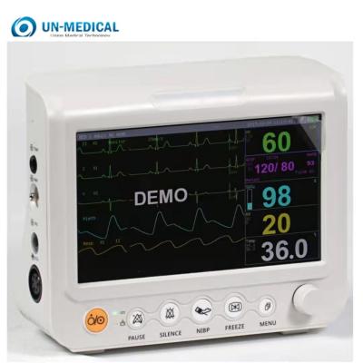 China UN-70A 7 inch Patient Monitoring Equipment portable Multiparameter Patient Monitor for sale