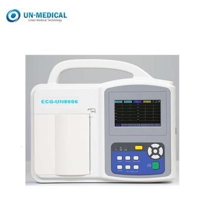 China ISO CE UN8006 Digital ECG Machine Touch Screen Three Channels for sale
