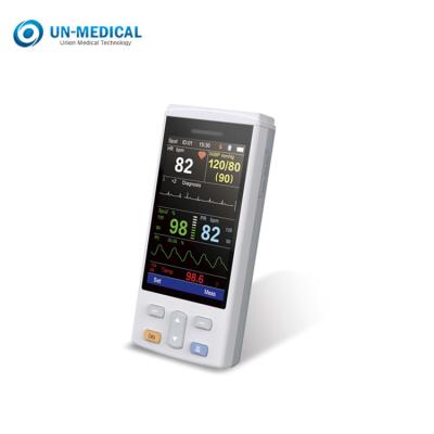 China 4 Inch TFT ECG Handheld Portable Patient Monitors 3/5 Leads PC200 for sale