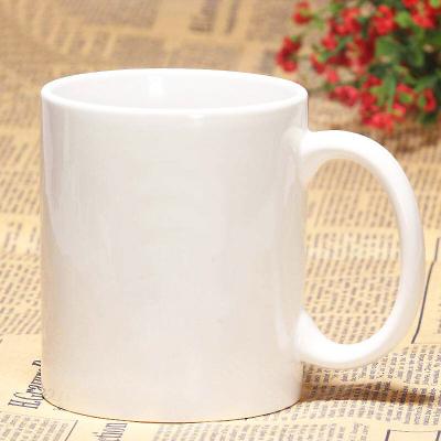China A Grade White 11oz Custom Ceramic Coffee Mugs for sale