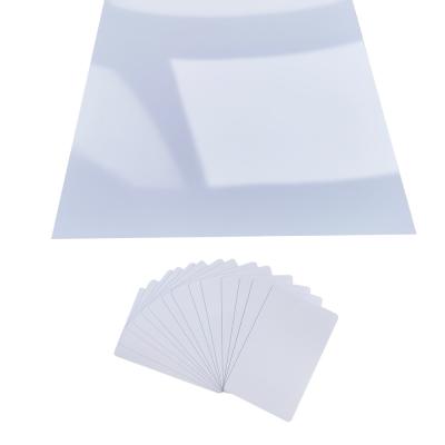 China White 760mic 20X30cm PVC Binding Cover For ID Card for sale