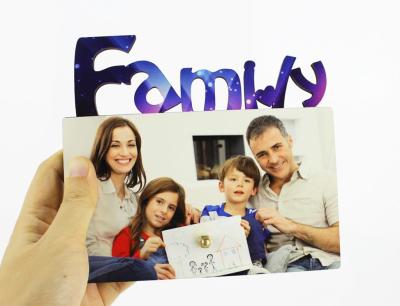 China Matte White MDF Sublimation Blanks Transfer Family Photo Panel for sale