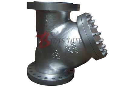 China ANSI Cast Steel Y Type Strainer 600LB BW Ends Compact Design Space Saving for sale