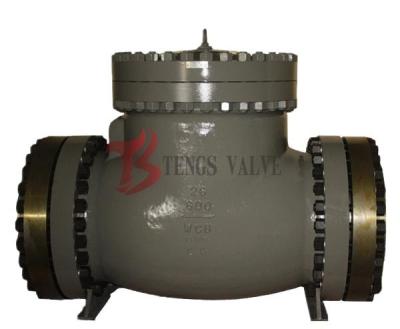 China ANSI 600LB Carbon Steel Check Valve Bolted Cover Metallic Seating Surface for sale