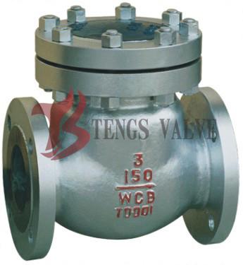 China Bolted Bonnet Swing Check Valve , 150LB Automatic Check Valve A216 WCB for sale