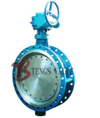 China Three Eccentric Metal Seated Butterfly Valve Flange Type For Electric Power for sale