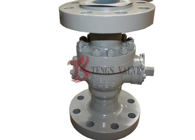 China Cast Steel Lockable Ball Valve Soft Seated Flanged To CL900LB Reduced Bore RB Q47F for sale
