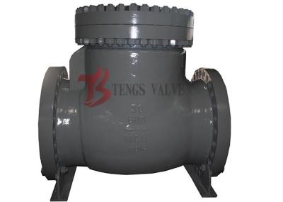 China 600LB Industrial Check Valve Flanged Cast Carbon Steel HF H44 30 Inch for sale