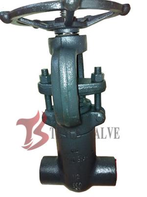 China High Pressure Forged Steel Valves Solid Wedge Full Bore A105N SW / NPT for sale