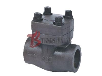 China OEM 1 Inch Swing Check Valve ,  Forged Carbon Steel Socket Weld Check Valve for sale