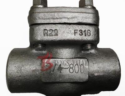 China Stainless Steel Swing Check Valve 0.75 Inch Forged 800LB OEM Available for sale
