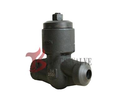 China Plug Disc Forged Steel Check Valve 3/4 Inch 2500LB A105N Pressure Seal Cover PSB Weld End for sale