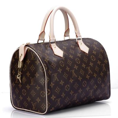 China Canvas LV Monogram Handbags Speedy 30 with Shinning Golden Brass Hardware for Lady for sale