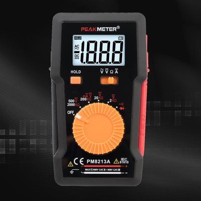 China CR2032 Button Battery PM8213A Mini Portable Handheld Digital Multimeter 200mA for sale